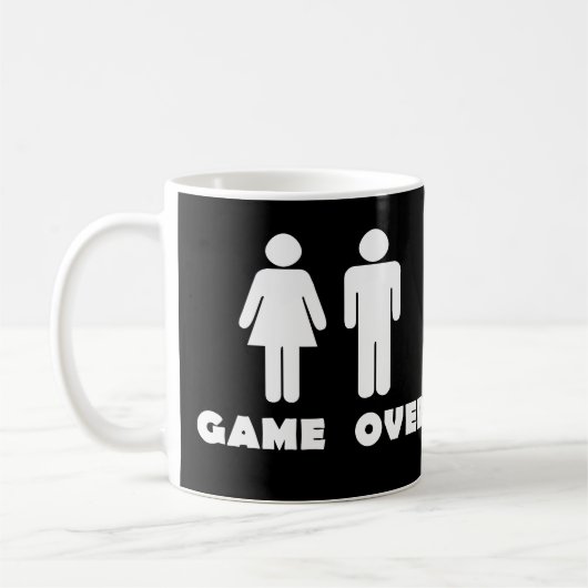 ゲームオーバー コーヒーマグカップ (左)