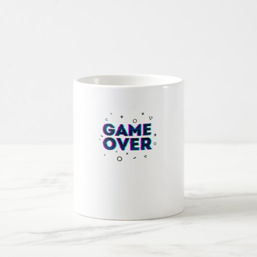 ゲームオーバー コーヒーマグカップ (中央)