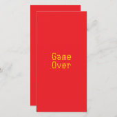 ゲームオーバー シーズンカード (正面/裏面)
