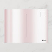 ゲームオーバー スキニー 面白い 結婚式の招待状 カップル写真 ポストカード (裏面)