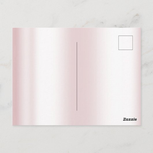 ゲームオーバー スキニー 面白い 結婚式招待状 カップル写真 ポストカード (裏面)