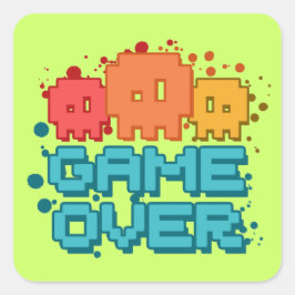 ゲームオーバー スクエアシール