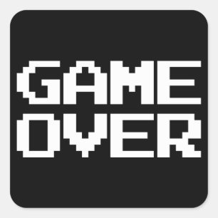 ゲームオーバー スクエアシール