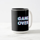 ゲームオーバー ツートーンマグカップ (正面右)
