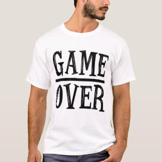 ゲームオーバー ビデオゲーム Tシャツ