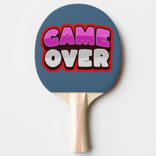 ゲームオーバー ピンポンパドル (正面)