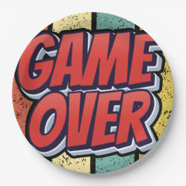 ゲームオーバー。 ペーパープレート