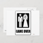 ゲームオーバー ポストカード (正面/裏面)