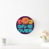 ゲームオーバー ラウンド壁時計 (ホーム)