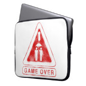 ゲームオーバー ラップトップスリーブ (正面左)