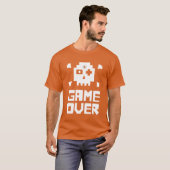 ゲームオーバー レトロゲーム Tシャツ (正面フル)
