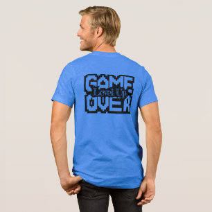 ゲームオーバー、レベルアップ: ピクセル化されたレトロゲームの世界 トライブレンドTシャツ