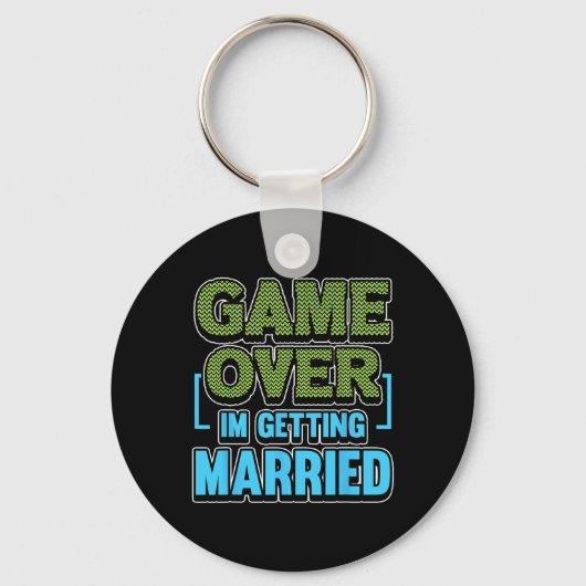 ゲームオーバー、俺は結婚する・新郎 キーホルダー (正面)