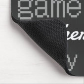 ゲームオーバー 再プレイ ゲーマー名言 マウスパッド (コーナー)