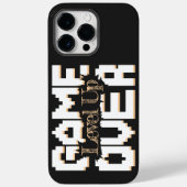 ゲームオーバー、復活のレトロゲームとレベルアップ Case-Mate iPhoneケース (裏面)