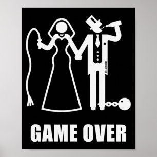ゲームオーバー(新郎新婦ホイップビールW) ポスター