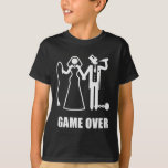ゲームオーバー(新郎新婦ホイップビールW) Tシャツ<br><div class="desc">ゲームオーバー(新郎新婦ホイップビールW)</div>