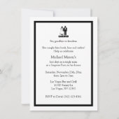 ゲームオーバー - 独身最後の夜 招待状 (裏面)