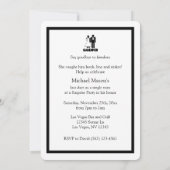 ゲームオーバー - 独身最後の日 バチェラーパーティ 招待状 (裏面)