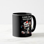 ゲームオーバー、独身貴族! マグカップ (正面右)