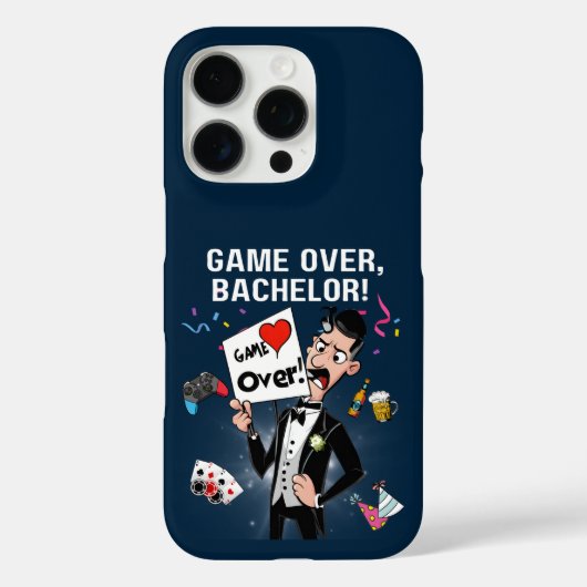 ゲームオーバー、独身貴族! Case-Mate iPhoneケース (裏面)