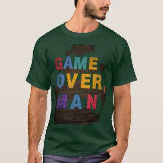 ゲームオーバー、男 Tシャツ