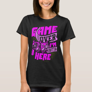 ゲームオーバー、私はここにいる、究極のゲームのAcc Tシャツ
