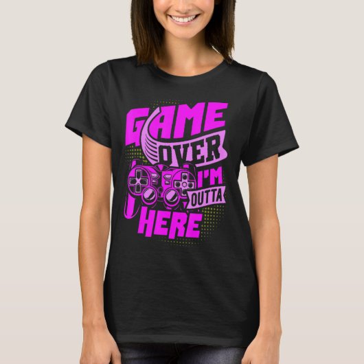 ゲームオーバー、私はここにいる、究極のゲームのAcc Tシャツ (正面)