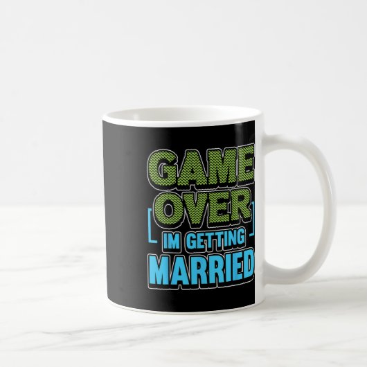 ゲームオーバー 結婚するよ 花婿 コーヒーマグカップ (右)