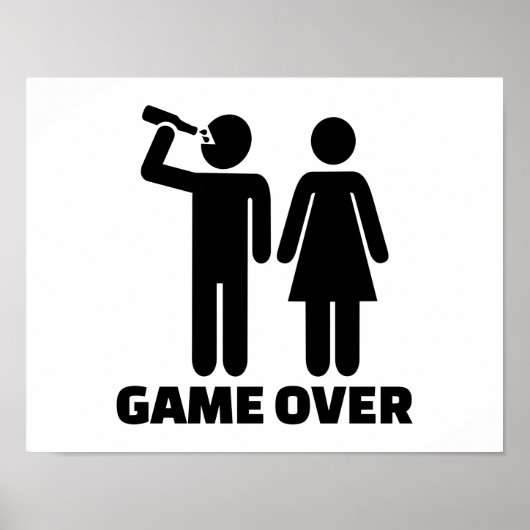 ゲームオーバー 結婚 ポスター (正面)