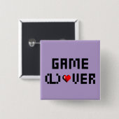 ゲームオーバー 缶バッジ (正面&裏面)