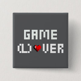 ゲームオーバー 缶バッジ