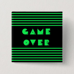 ゲームオーバー 缶バッジ