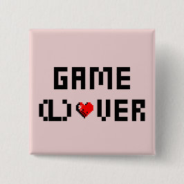 ゲームオーバー 缶バッジ