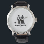 ゲームオーバー 腕時計<br><div class="desc">男の上でゲーム。君は一生を使い果たしてきた。もう終わりだ。</div>