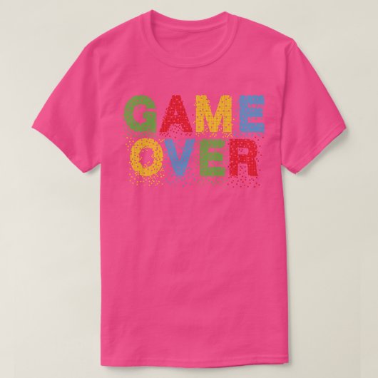 ゲームオーバー Tシャツ (デザイン正面)