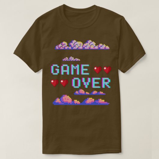 ゲームオーバー Tシャツ (デザイン正面)