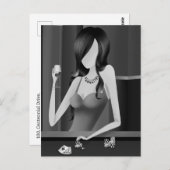 ゲームカスタムのクイーン – LasVegas Casino ポストカード (正面/裏面)