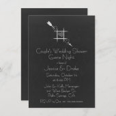 ゲームカップルのウェディングシャワー招待状 招待状