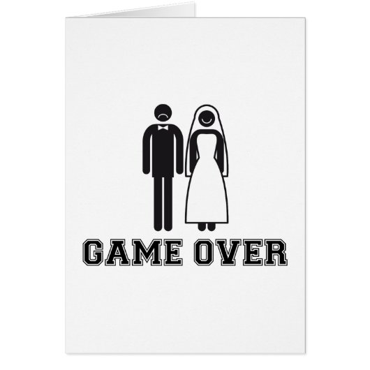 ゲームカップルを結婚している、新郎新婦 (正面)