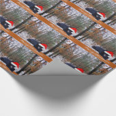 ゲームカムはサンタの帽子を遊ばす小熊つかまえました ラッピングペーパー (コーナー)