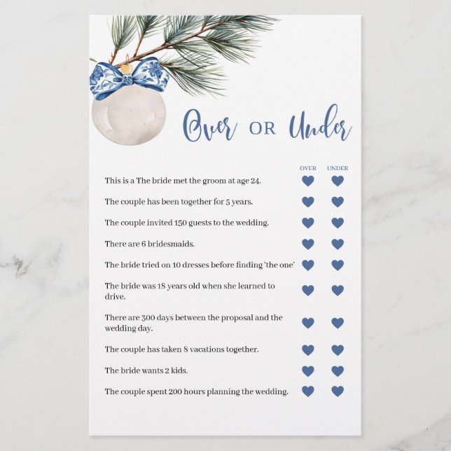 ゲームカードの上または下に冬の中国の不気味な弓 (正面)