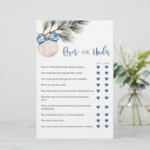 ゲームカードの上または下に冬の中国の不気味な弓 (スタンド正面)