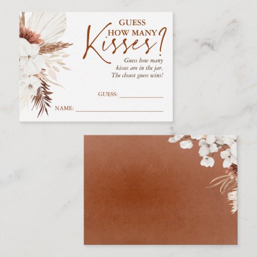 ゲームカードの数をキスする – Terracotta エンクロージャーカード (正面/裏面)