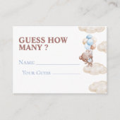 ゲームカードの数を推測するのが待ち遠しい エンクロージャーカード (正面)