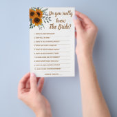 ゲームカード本当に花嫁を知っているか チラシ (ハンドル)