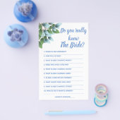 ゲームカード本当に花嫁を知っているか チラシ (シングル)