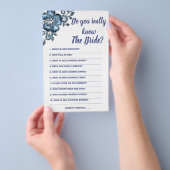 ゲームカード本当に花嫁を知っているか チラシ (ハンドル)