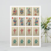 ゲームカード(1) – 花、季節、ドラゴン 招待状 (スタンド正面)