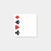 ゲームカー遊ドのカードダイヤモンドクラブハートスペード ポストイット (正面)